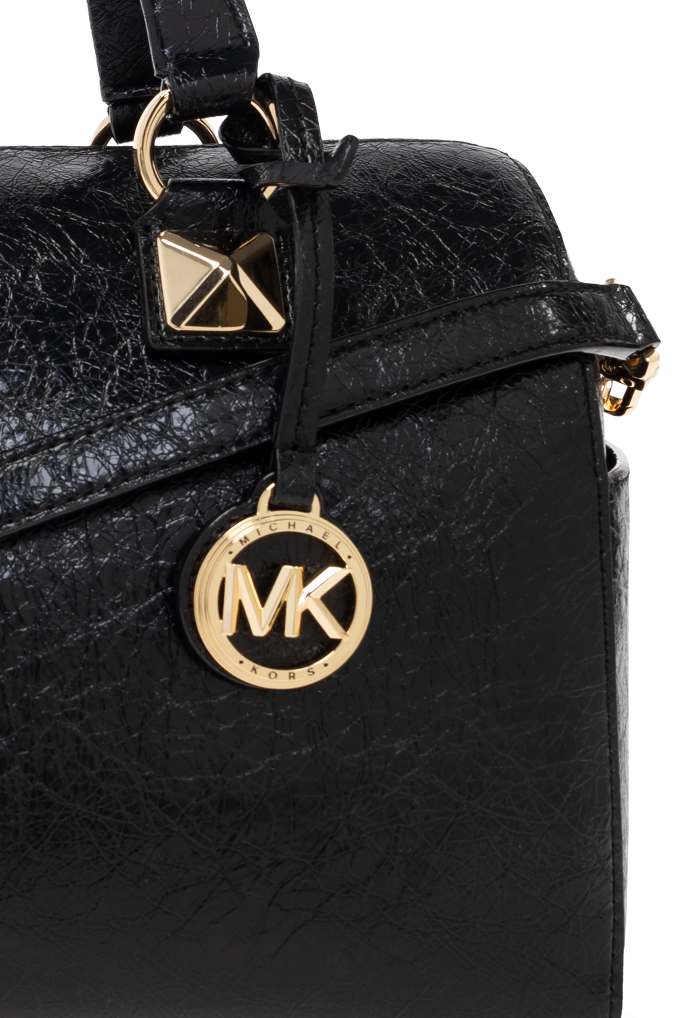 Michael kors grayson satchel black sales